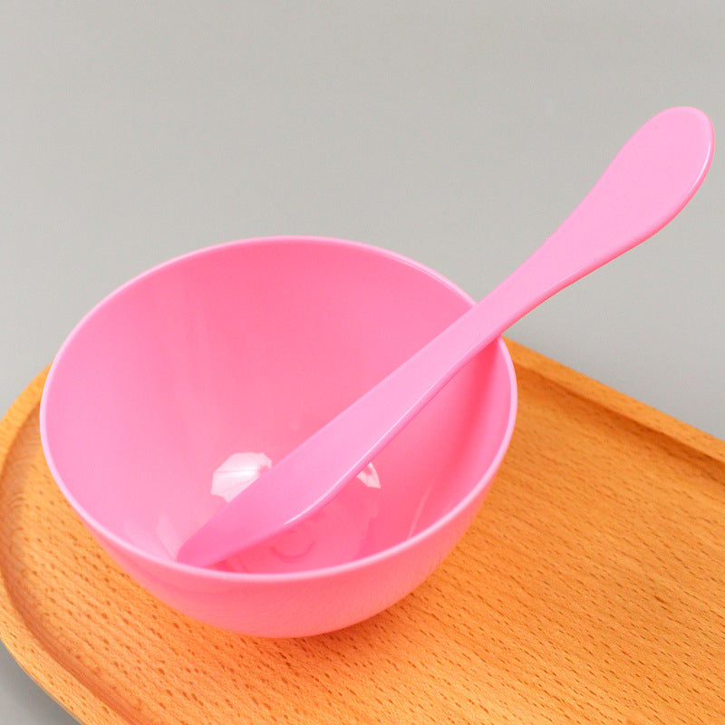 Beauty tools mask bowl soft plastic mask stick beauty bowl beauty hair soft mask cosmetics suit skin care