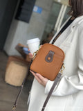 First-layer cowhide new arrivalfashioncasual mobile phone bag girlseasiest for matchwork clothingclassysenseniche style genuine leather cross-body bag