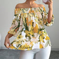 Women's  summer european and american style new long-sleeved loose pink blouse