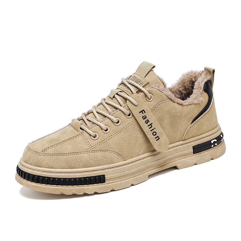 Men's work shoes 2025 winter: anti-slip, waterproof, martin boots for work, spring/autumn casual workwear, hiking shoes