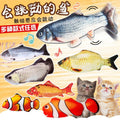 【half price clearance】trending simulated fish electric wobbling fish jumping fish usb rechargeable carp pet cat toy