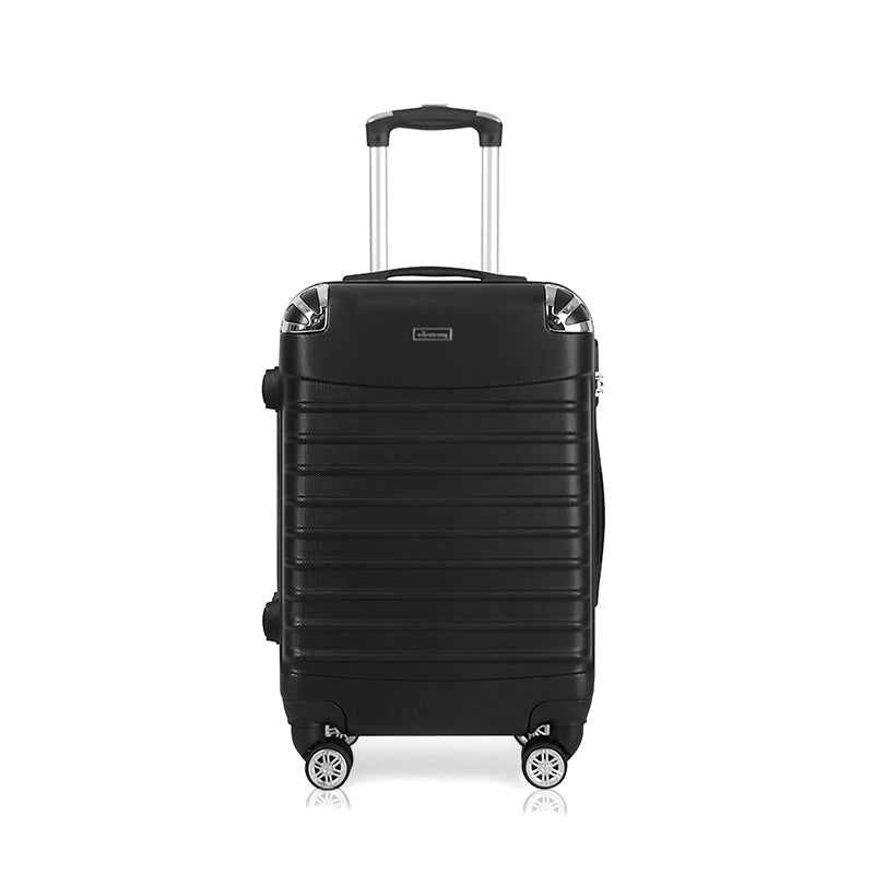 Processing custom ABS trolley suitcase business travel gift boarding case zipper 3-piece universal wheel suitcase
