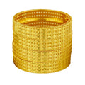 middle eastern gold-plated women's bangle luxury jewelry designer indian bracelet african arabian wedding