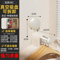 Suction cup clothes hanger storage handy gadgetfor home balcony multi-functional telescopic punch-free wall hanging traceless clothes drying rack storage rack