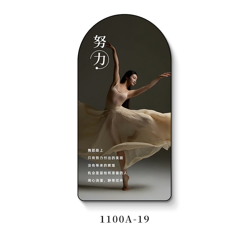 Ballet room wall decoration painting girl dance studio inspirational casual painting art training class institution wall painting