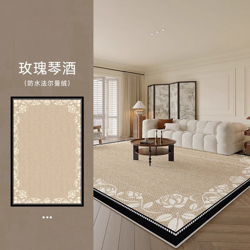 Carpet living room bedroom accessible luxurynew arrival bedside no-wash and wipeable room classy sense no-maintenance sofa waterproof floor mat