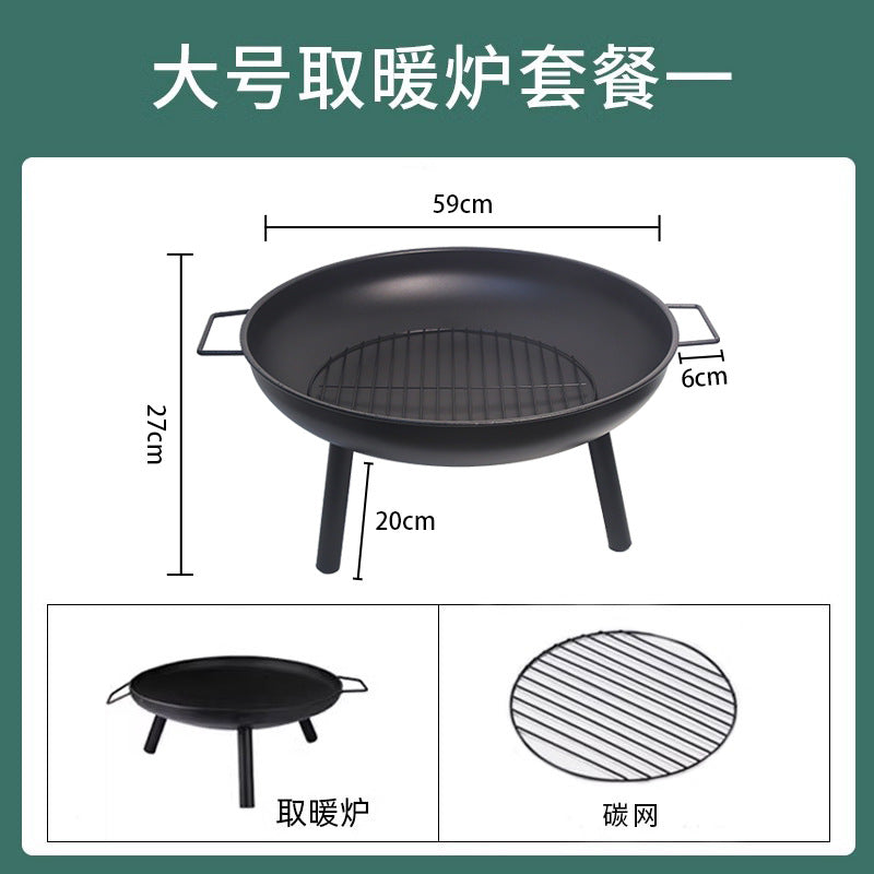 Fire stove, household stove, charcoal brazier, outdoor heating stove, barbecue grill, indoor barbecue stove, charcoal stove for making tea