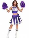 Purple [vest + skirt + hand flower + stockings]