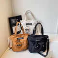 High-value, college-style, large-capacity tote bag - minimalist fashion storage bag, extra-large capacity casual shoulder bag
