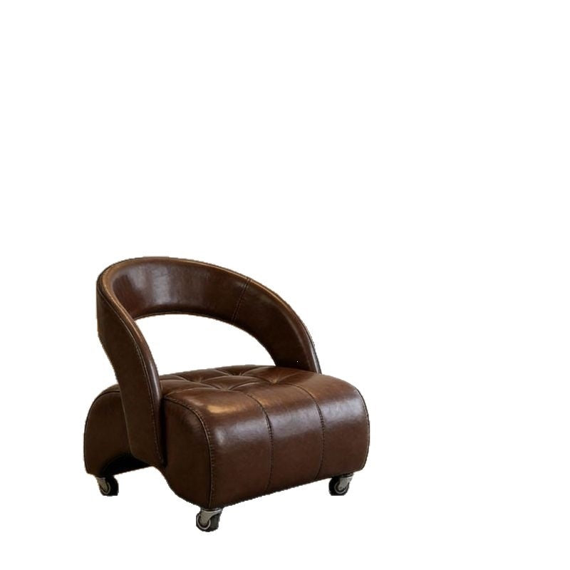 Sliding stool universal wheel small stool for home low stool manufacturer living room sofa with pulley movable kids backrest chair
