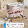 Upgrade - latex coconut palm mattress [pink - nursing style] naked bed + urinal + storage basket