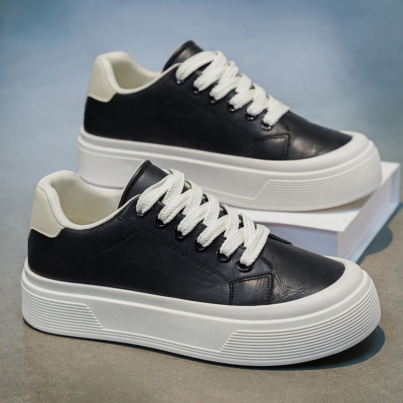 Popular hot-selling men's shoes 2026 summer new trendy brand high-end handsome casual thick-soled sneakers breathable flat shoes