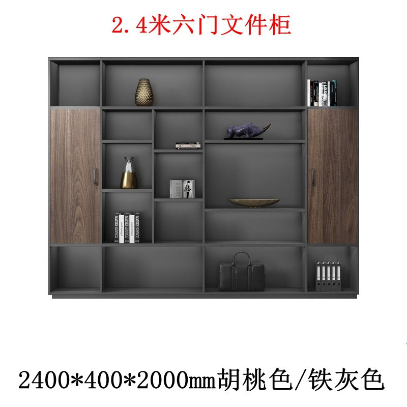 Boss table bookcase casual storage storage cabinet furniture office background file cabinet information cabinet wooden floor cabinet