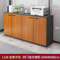 Golden oak four-door low cabinet (delivery included)