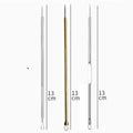 Colorful fenling acne steel needle facial blackhead removal acne picking acne needle tip acne needle double-ended acne clearing