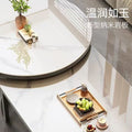 Rock slab coffee table living room for homeaccessible luxury modern casual oval sub-mother coffee table popular small apartment with drawer tea table