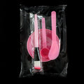 Independent packaging: pink (10ml flat spoon + small bowl + small stick + powder brush)