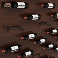 Bar wall wine bottle living room hanging bar bar wine cabinet creative industrial style simple iron art