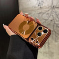 New star ring magnetic iphone 17 pro case with lens protector - iphone 16 instant aurora effect, large view window