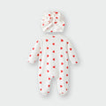 Newborn baby clothes autumn collection: adorable baby girl rompers, newborn footed bodysuits, spring & autumn outing onesies