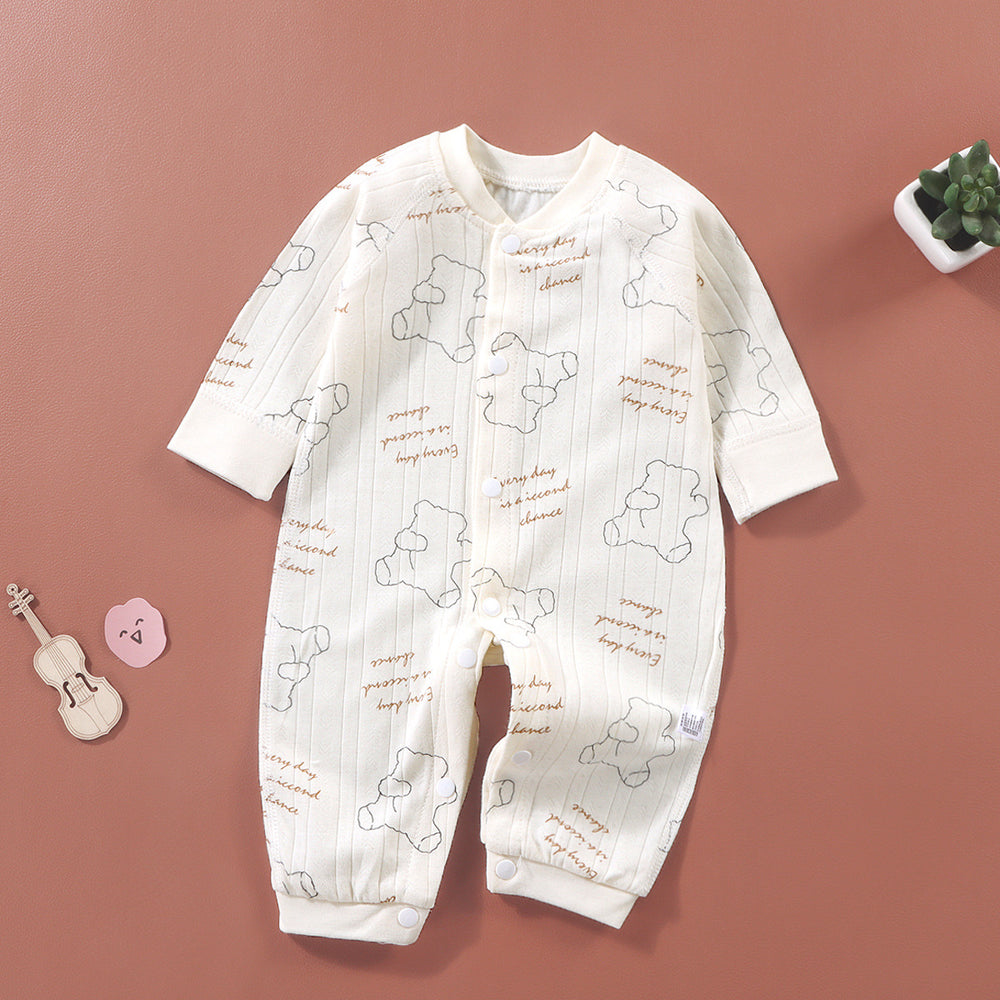 Baby romper - spring/autumn style, 100% cotton, seamless, 3-18 months, crawling suit, cute long-sleeve onesie, baby clothes