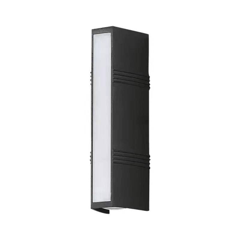 2024 new outdoor wall lamp waterproof courtyard gate balcony exterior wall lamp up and down lighting creative double head wall lamp