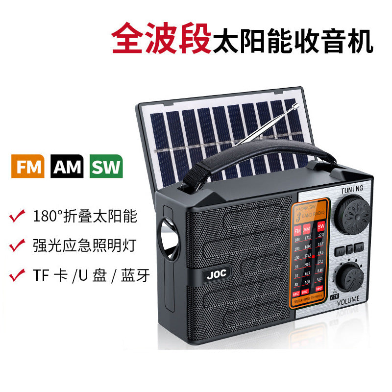 Solar Bluetooth radio full-band all-channel high-end all-band radio automatic search for  manufacturers
