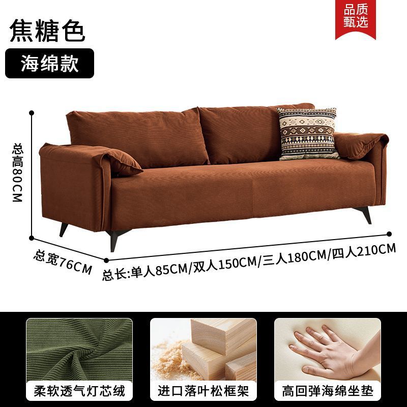 American mid-century oil wax leather sofa, perfect for living rooms, small apartments, clothing store receptions, and adding a touch of understated luxury with a vintage vibe. this double-seater sofa is a stylish choice