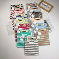 New women's short-sleeved t-shirt stripestopsin stock wholesalewomen's t-shirt wholesale short