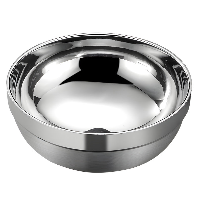 304 stainless steel double-walled insulated bowl - perfect for home, kindergarten, and kids' mealtime. soup bowl available with custom logo