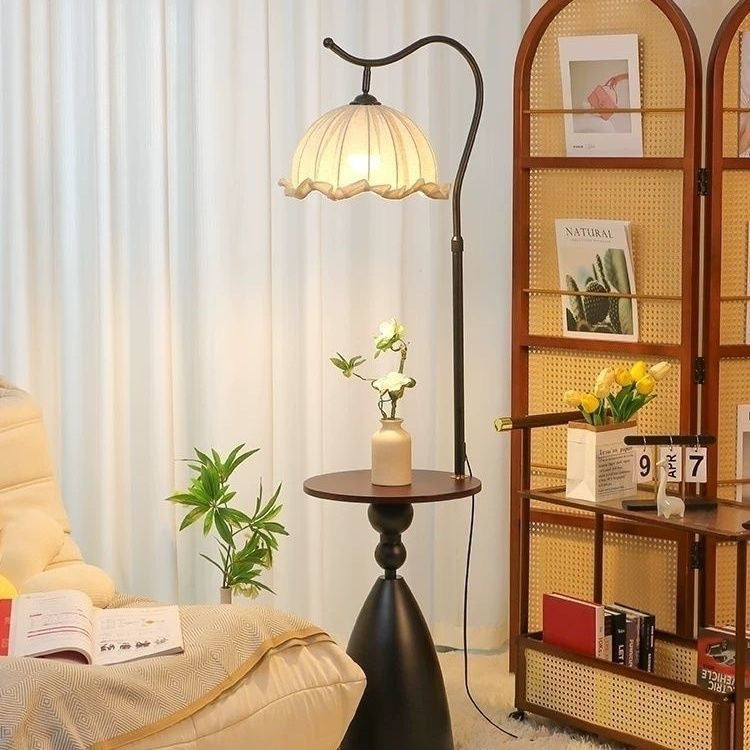 Medieval style floor lamp living room sofa bedroom bedside sunset classy creative popular vertical fishing lamp