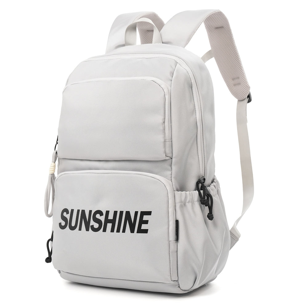 Air cushion backpack - minimalist student backpack for men, sports & outdoor, lightweight, large capacity, middle school & high school, american high street style