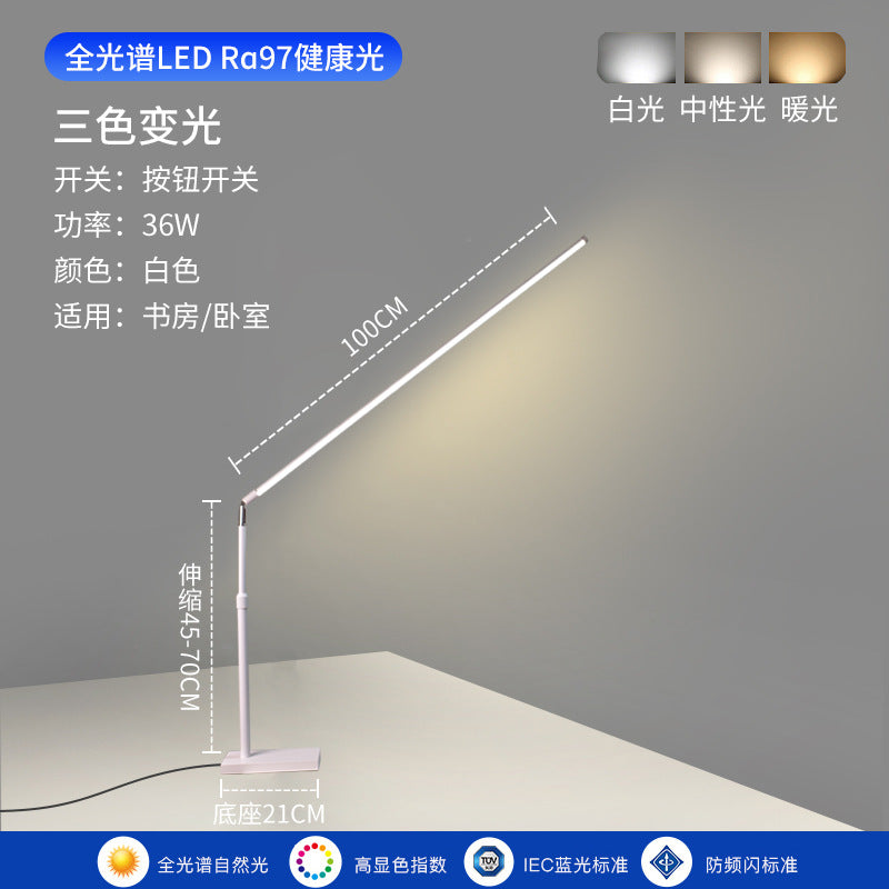 Kids' desk lamp - study light, reading lamp, writing lamp - smart eye protection led for students, dorm room, bedside table