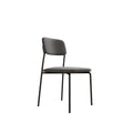 italian minimalist dining chair, light luxury high-end stool, wrought iron simple restaurant home chair, all solid wood