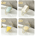 Accessible luxury soap dish countertop drainage no punching gold plated for home soap dish bathroom countertop soap rack bathroom