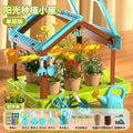 Diy sunroom planting kit for kids: science experiment set for elementary school students - educational toy for boys and girls