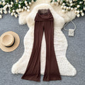 Korean style commute fashion high-waisted straight-leg pants for women - spring slimming, leg-lengthening, versatile casual chic trousers