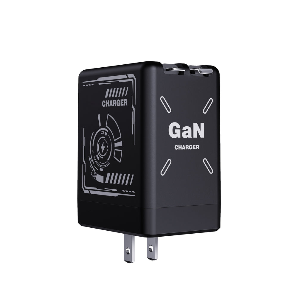 120w gan charger with retractable type-c cable, compatible with apple 17 and huawei fast charging