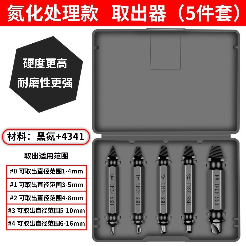 Broken screw extractor, universal short head screw tool, wire extractor, anti-slip thread, broken wire extractor, removal