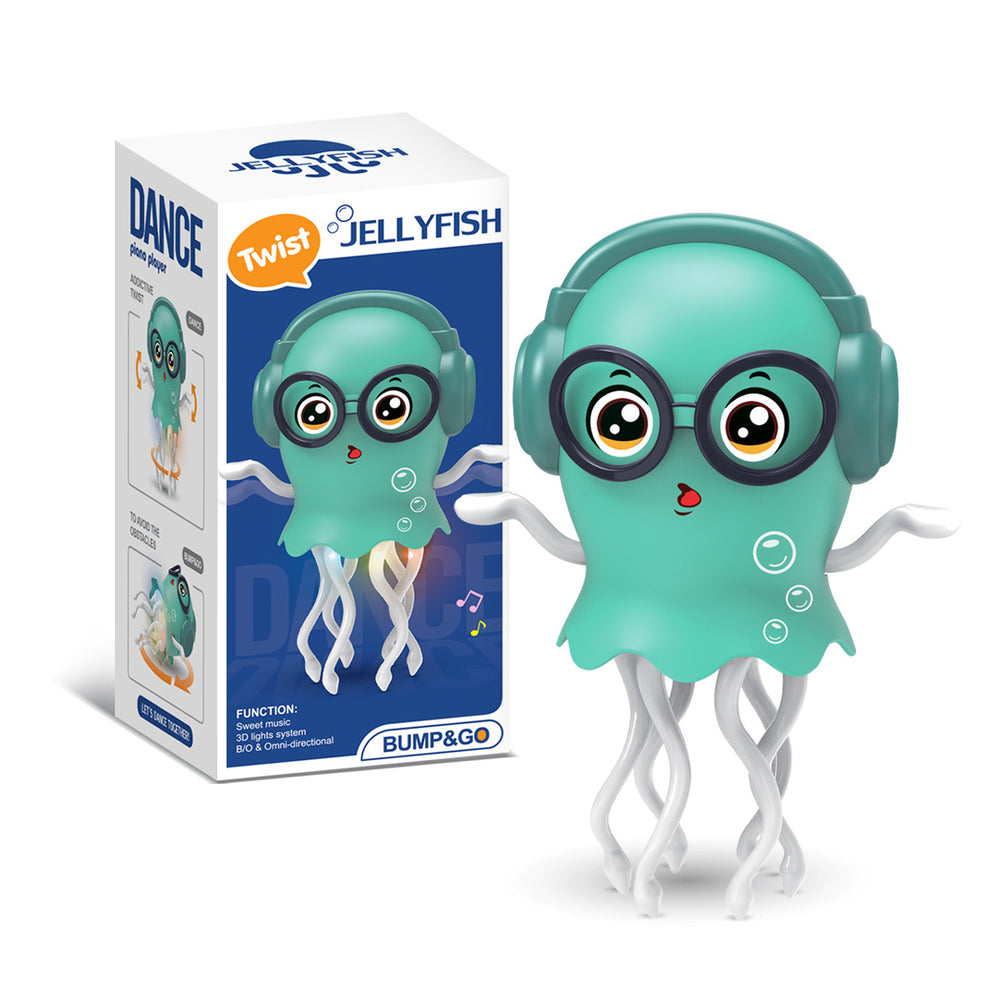 magic dancing jellyfish electric toy multi-function universal self-obstacle avoidance jellyfish educational kids toys wholesale