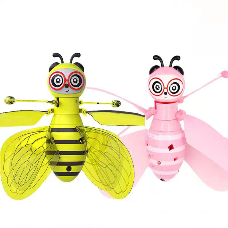 Hot selling feitian doll little bee sensor aircraft new and unique toys rechargeable smart suspension factory direct sales