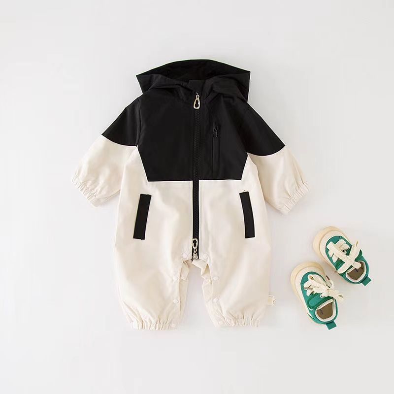 Baby clothes autumn casual romper - new fashionable and stylish outfit for baby boys, perfect for autumn, 100-day celebration, and first birthday outings