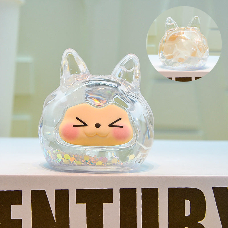 oversized three-dimensional quicksand KIKI shopping mall blind box figure desktop ornament car pendant DIY jewelry accessories