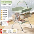 Upgraded and enhanced model [four-pole keel + storage rack + clothes drying pole + single-layer storage basket + universal silent wheel + multi-level adjustment + toy rack + three-piece gift set] gree
