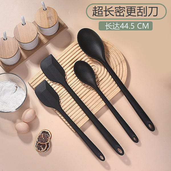 Silicone scraper extra long large all-inclusive silicone spoon scraper butter spatula cream stirring spatula