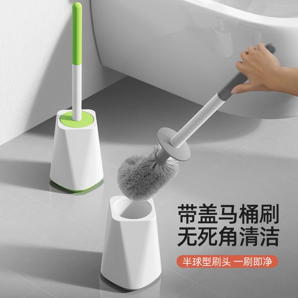 Wholesale Household Long Handle Toilet Brush No Dead Angle Toilet Cleaning Brush Soft Hair Toilet Cleaning Set Artifact
