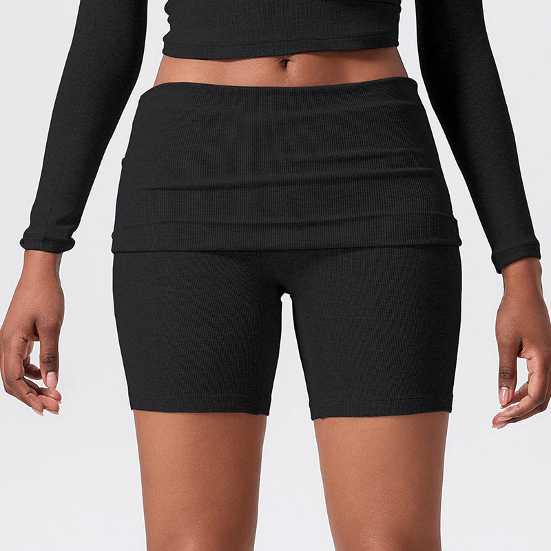 autumn style easiest for daily running and fitness wear women's sports pilates sports t-shirt high waist hip lifting yoga wear