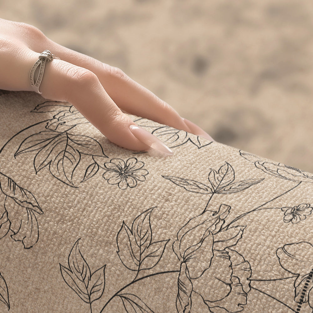 Manufacturer's carpet living room and bedroom no-wash, wipeable, soundproof, non-slip, no-maintenance floor mat, random pattern, no returns or exchanges