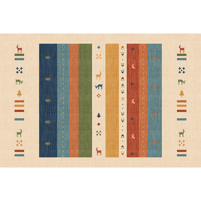 Retro dopamine carpet living room new arrival special-shaped medieval style stain-resistant and easy-care sofa bedroom floor mat non-slip