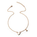 Acrylic love necklace wholesale european and american cross-border pendant jewelry women's niche accessible luxury high-end autumn and winter sweater chain